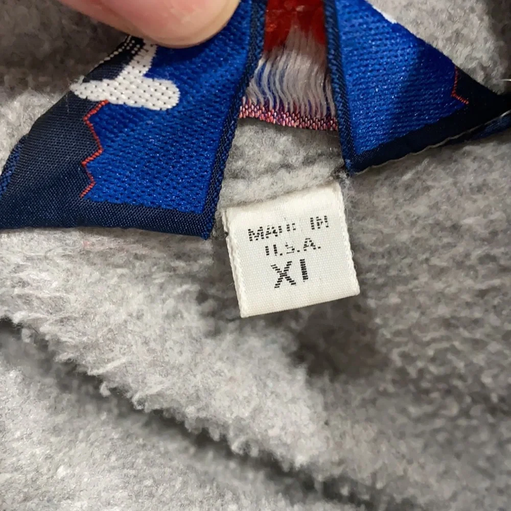 PENFIELD Vintage Men’s Jacket Gray & Navy Fleece Zippered XL - Picture 4 of 12